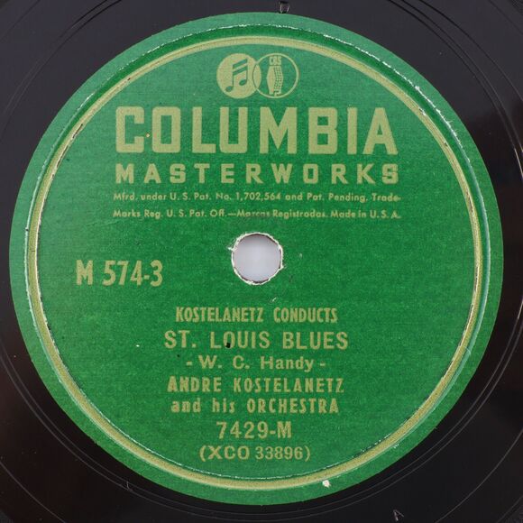 Andre Kostelanetz Conducts 1945 4x 12" 78rpm  Record Book Set Masterworks M-574 - Picture 15 of 16